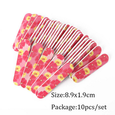 Set mini pile de unghii cu două fețe Bloc tampon de șlefuire Echipament de unică folosință pentru unghii 180/240 Set de instrumente de manichiură pentru oje cu gel SA858
