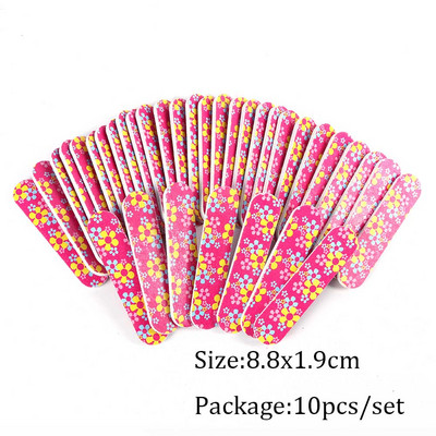 Set mini pile de unghii cu două fețe Bloc tampon de șlefuire Echipament de unică folosință pentru unghii 180/240 Set de instrumente de manichiură pentru oje cu gel SA858