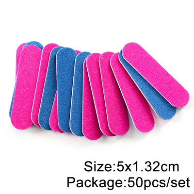 Set mini pile de unghii cu două fețe Bloc tampon de șlefuire Echipament de unică folosință pentru unghii 180/240 Set de instrumente de manichiură pentru oje cu gel SA858