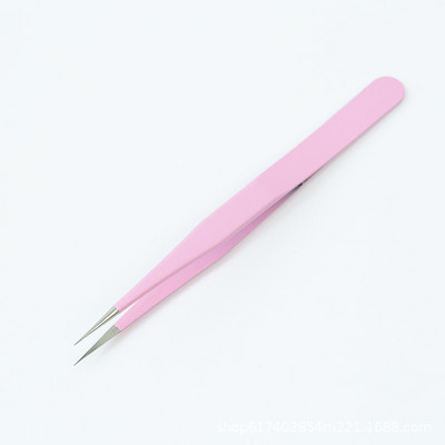 Oțel inoxidabil drept + cot curbat Nail Art Gel acrilic Strasuri Instrument de cules Nipper Gem Decor Gene DIY Pensetă pentru unghii