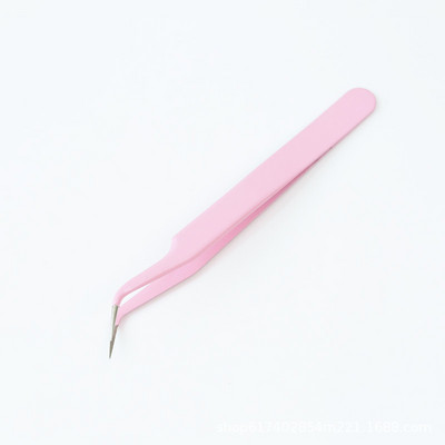 Oțel inoxidabil drept + cot curbat Nail Art Gel acrilic Strasuri Instrument de cules Nipper Gem Decor Gene DIY Pensetă pentru unghii