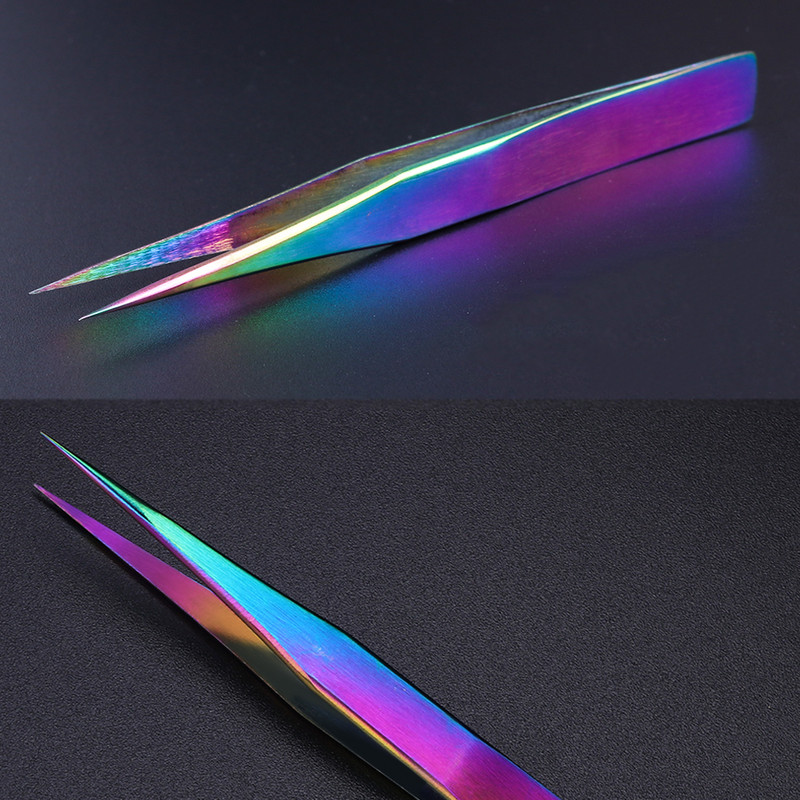 STZ ripsmete pintsetid roostevabast terasest kulmutangid 3D 6D ripsmepikendused pintsetid jumestusnipp küünekunsti tööriistad NB01-07