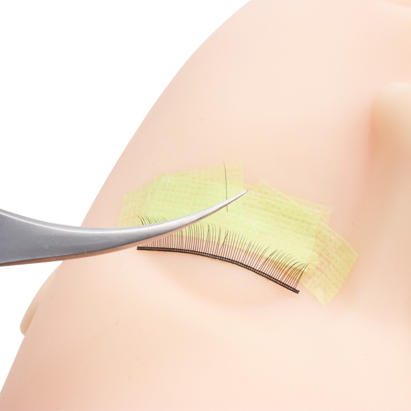 1 db antisztatikus rozsdamentes acél szemöldökcsipesz 3D térfogatú szempilla hosszabbítás beoltás női sminkeszközök