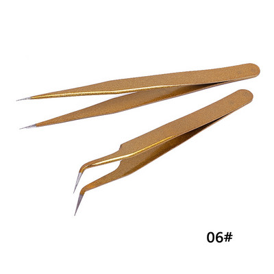 2 τμχ Αντιστατικό τσιμπιδάκι για προέκταση βλεφαρίδων Σετ από ανοξείδωτο ατσάλι Beauty Precision Tweezers κιτ μακιγιάζ Εργαλεία επισκευής