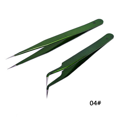 2 τμχ Αντιστατικό τσιμπιδάκι για προέκταση βλεφαρίδων Σετ από ανοξείδωτο ατσάλι Beauty Precision Tweezers κιτ μακιγιάζ Εργαλεία επισκευής