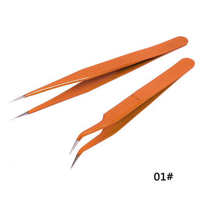 2 τμχ Αντιστατικό τσιμπιδάκι για προέκταση βλεφαρίδων Σετ από ανοξείδωτο ατσάλι Beauty Precision Tweezers κιτ μακιγιάζ Εργαλεία επισκευής