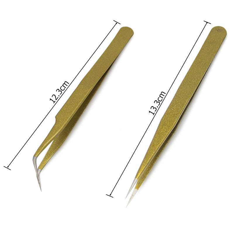 1 τμχ Νέο ανοξείδωτο ατσάλι Βιομηχανικό αντιστατικό ψεύτικες βλεφαρίδες Καμπύλες ίσιες λαβίδες Εργαλεία μακιγιάζ εξαιρετικής ποιότητας δωρεάν