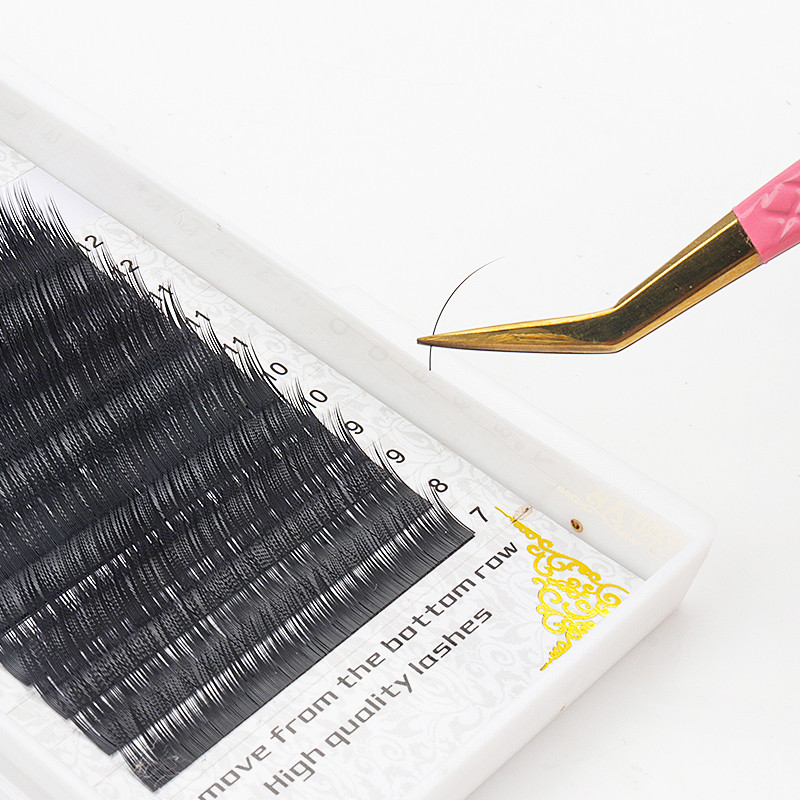 1db szempilla csipesz szempillahosszabbító kellékek rózsaszín rozsdamentes acél szemöldökcsipesz nagy pontosságú csipesz smink eszköz tartozékok