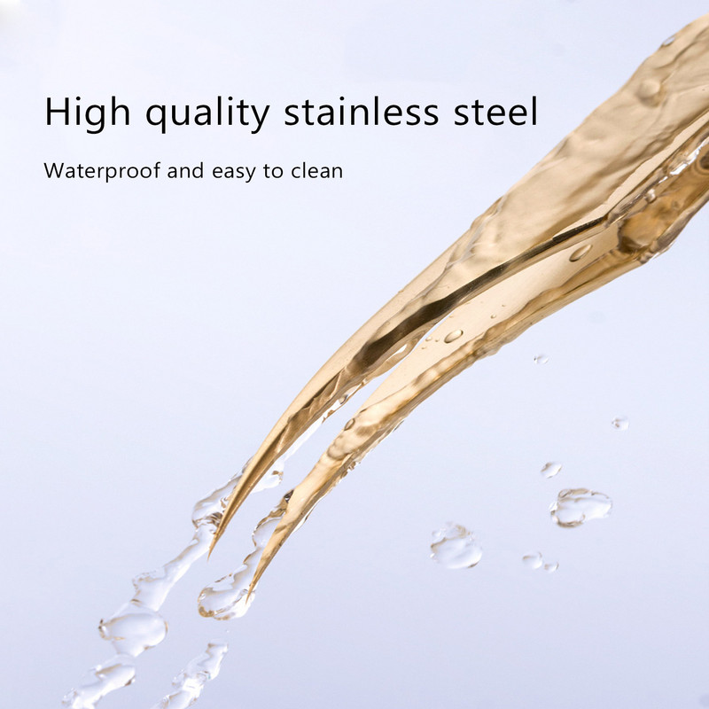 1 tk Professionaalsed ripsmepintsetid ripsmete pikendamiseks roostevabast terasest kumerad pintsetid mahuventilaatorid tätoveeringu pintsettide tarvikute komplekt