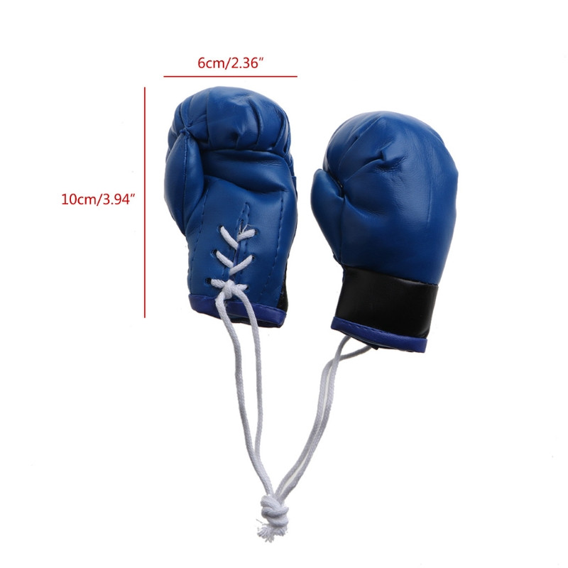 Mini Boxing Gloves Miniature Punching Gloves Κρεμαστό μενταγιόν αυτοκινήτου Κρεμαστό γάντια του μποξ Μοντέλο Διακόσμηση Καθρέφτες οπισθοπορείας Styling
