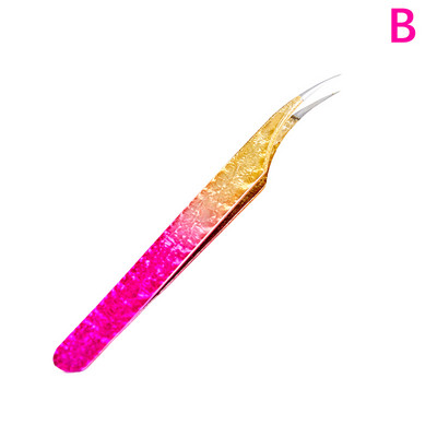 Uued ripsmepintsetid roostevabast terasest ülikõvad pintsetid ülitäpsed antistaatilised pintsetid ripsmete pikendamise tööriista jaoks