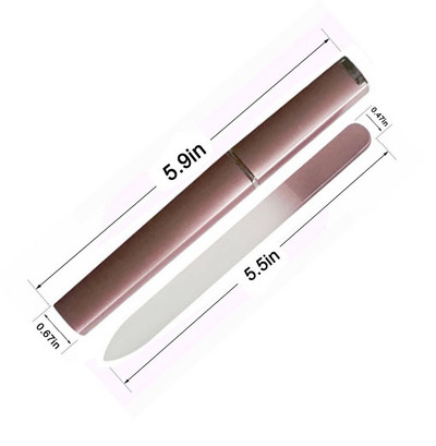 1kom Kristalne staklene turpije za nokte Profesionalne brusne turpije za poliranje Gradient Rainbow turpije za nokte Oprema za brušenje Alati za manikuru