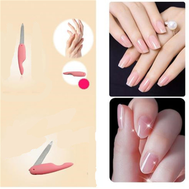 7,4 cm pikkune küüneviil metallist roostevabast terasest volditav küünenaha tööriistaviilid küünekunsti tööriist Limas Para Manicura
