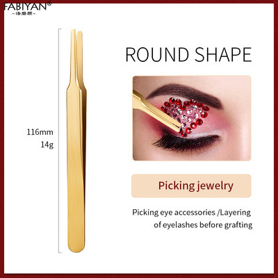 Roostevabast terasest kumerad sirged ripsmed pintsetid meik ripsmepikenduste parandamiseks