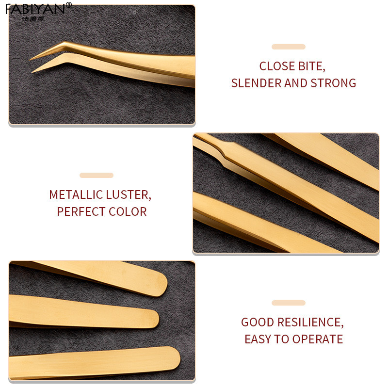 Roostevabast terasest kumerad sirged ripsmed pintsetid meik ripsmepikenduste parandamiseks