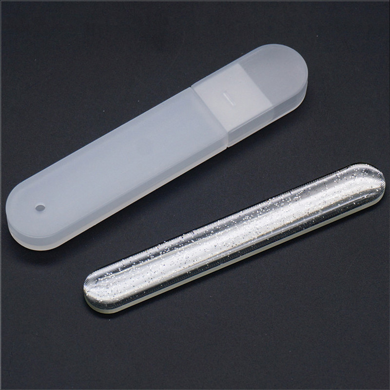 1 τμχ Nano Glass Nail Files Durable Professional Nail Buffer Sansing Grinding Shiner Buffer Nail Art Polish Manicure