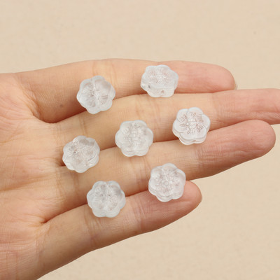 20pcs/lot Veleprodajne višebojne Lampwork perle u obliku cvijeća Staklene perle za izradu nakita DIY Charms Narukvica Poklon za žene