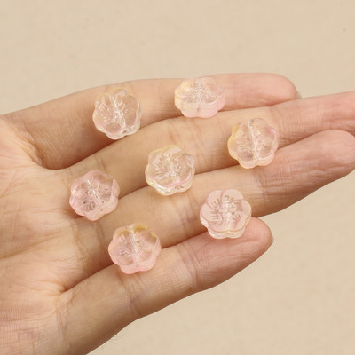 20pcs/lot Veleprodajne višebojne Lampwork perle u obliku cvijeća Staklene perle za izradu nakita DIY Charms Narukvica Poklon za žene