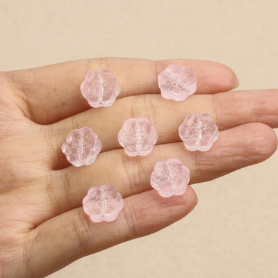 20pcs/lot Veleprodajne višebojne Lampwork perle u obliku cvijeća Staklene perle za izradu nakita DIY Charms Narukvica Poklon za žene