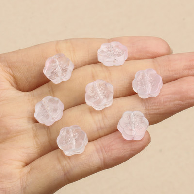 20pcs/lot Veleprodajne višebojne Lampwork perle u obliku cvijeća Staklene perle za izradu nakita DIY Charms Narukvica Poklon za žene