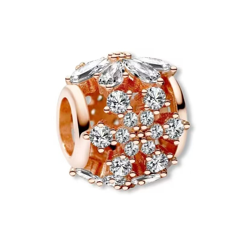 Uus euroopalik originaal võlu ja armastus, ümarad õõnsad helmed, sobivad Pandora käevõrudele DIY naiste ehted