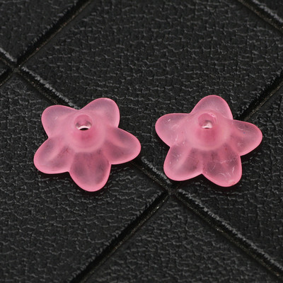 100 tk/partii 10 mm mustad matid akrüülhelmed lillevahehelmed ehete valmistamiseks isetehtud käevõru kaelakee helmemütsid Aksessuaarid