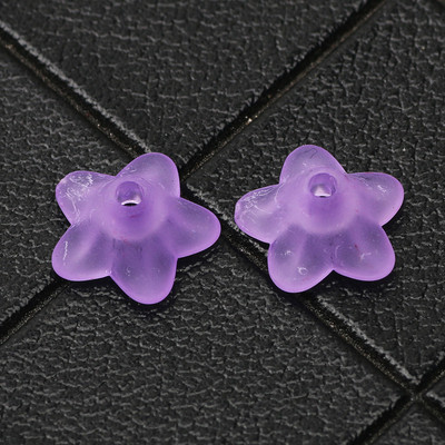 100 tk/partii 10 mm mustad matid akrüülhelmed lillevahehelmed ehete valmistamiseks isetehtud käevõru kaelakee helmemütsid Aksessuaarid