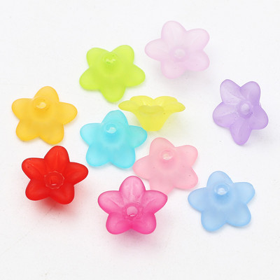 100 tk/partii 10 mm mustad matid akrüülhelmed lillevahehelmed ehete valmistamiseks isetehtud käevõru kaelakee helmemütsid Aksessuaarid