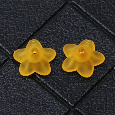 100 tk/partii 10 mm mustad matid akrüülhelmed lillevahehelmed ehete valmistamiseks isetehtud käevõru kaelakee helmemütsid Aksessuaarid