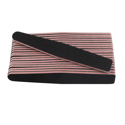 10tk 100/180 isikupärastatud prindi logo Tavaline liivapaber smirgelplaadist küüneviil must