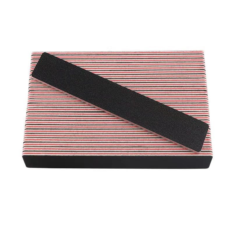 10tk 100/180 isikupärastatud prindi logo Tavaline liivapaber smirgelplaadist küüneviil must