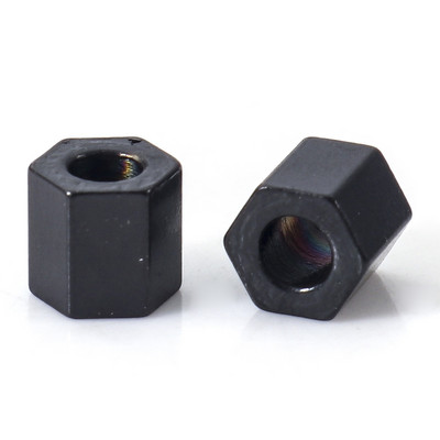 304 χάντρες από ανοξείδωτο ατσάλι Πολύχρωμες εξάγωνες χάντρες διαχωριστικού πρίσματος για DIY κοσμήματα κατασκευής κολιέ Βραχιόλια Μεταλλικές χάντρες, 10 τμχ