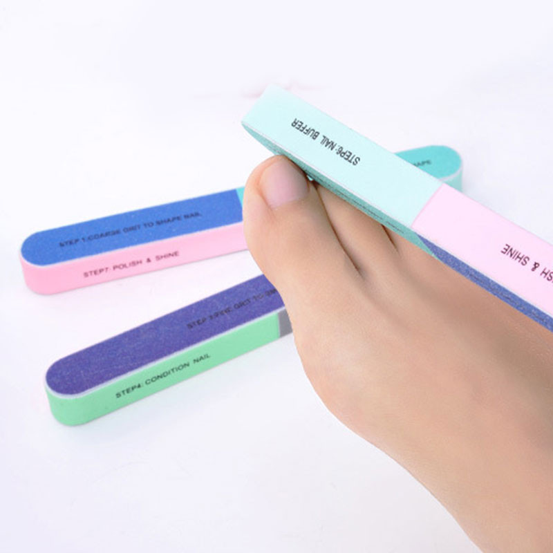 Νέο Nail Buffer Block Γυάλισμα νυχιών λείανσης νυχιών 7 πλευρών Λίμα νυχιών Λείανση νυχιών Μανικιούρ Βερνίκι νυχιών Αφαίρεση Εργαλείο πεντικιούρ Nail Art