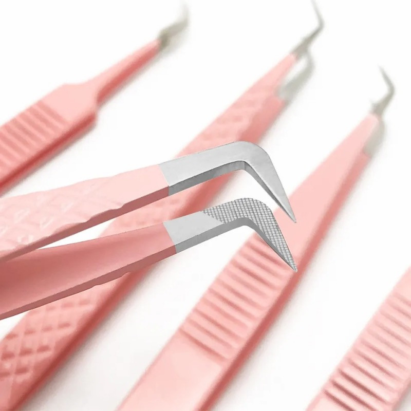 Ripsmepintsetid Fiberotsaga ripsmepintsetid Ripsmepintsetid Fiber Tips Kulmupintsetid Meigipintsetid Tasuta kohaletoimetamine