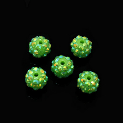 NiceBeads 10 бр. AB цветни мъниста-мъниста от кристали--Bling мъниста-мъниста от кристали от смола за жени Гривна Колие Изработка на бижута