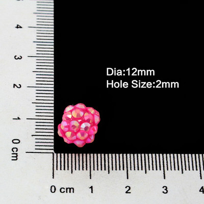 NiceBeads 10 τμχ ΑΒ Έγχρωμες Χάντρες-Χάντρες στρας--Χάντρες Bling-Ρητίνη Χάντρες στρας για Γυναικεία Βραχιόλι Κολιέ Κατασκευή κοσμημάτων