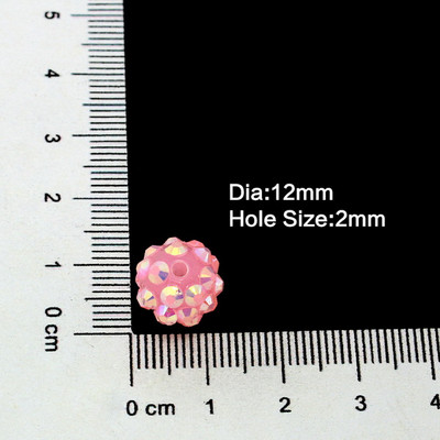 NiceBeads 10 τμχ ΑΒ Έγχρωμες Χάντρες-Χάντρες στρας--Χάντρες Bling-Ρητίνη Χάντρες στρας για Γυναικεία Βραχιόλι Κολιέ Κατασκευή κοσμημάτων