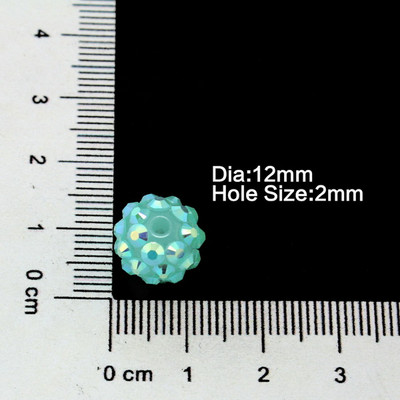 NiceBeads 10 τμχ ΑΒ Έγχρωμες Χάντρες-Χάντρες στρας--Χάντρες Bling-Ρητίνη Χάντρες στρας για Γυναικεία Βραχιόλι Κολιέ Κατασκευή κοσμημάτων