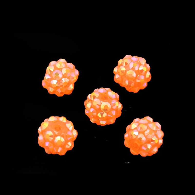 NiceBeads 10 τμχ ΑΒ Έγχρωμες Χάντρες-Χάντρες στρας--Χάντρες Bling-Ρητίνη Χάντρες στρας για Γυναικεία Βραχιόλι Κολιέ Κατασκευή κοσμημάτων