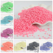 500 τμχ/παρτίδα 3mm Candy Cream Χρώμα Στρογγυλές Χάντρες Τσέχικη γυάλινη άμμο για παιδιά Χειροποίητα κοσμήματα που κατασκευάζουν DIY αξεσουάρ