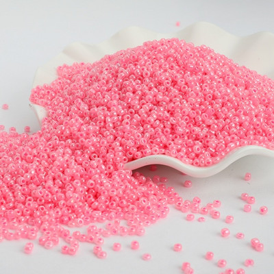 500 τμχ/παρτίδα 3mm Candy Cream Χρώμα Στρογγυλές Χάντρες Τσέχικη γυάλινη άμμο για παιδιά Χειροποίητα κοσμήματα που κατασκευάζουν DIY αξεσουάρ