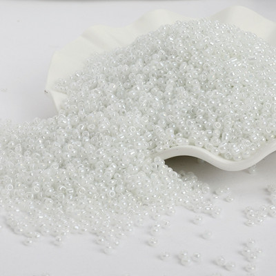 500 τμχ/παρτίδα 3mm Candy Cream Χρώμα Στρογγυλές Χάντρες Τσέχικη γυάλινη άμμο για παιδιά Χειροποίητα κοσμήματα που κατασκευάζουν DIY αξεσουάρ