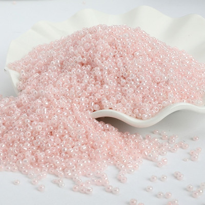 500 τμχ/παρτίδα 3mm Candy Cream Χρώμα Στρογγυλές Χάντρες Τσέχικη γυάλινη άμμο για παιδιά Χειροποίητα κοσμήματα που κατασκευάζουν DIY αξεσουάρ