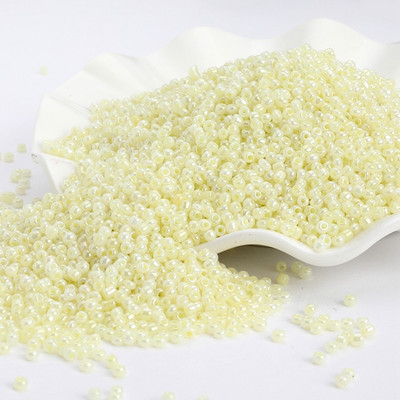 500 τμχ/παρτίδα 3mm Candy Cream Χρώμα Στρογγυλές Χάντρες Τσέχικη γυάλινη άμμο για παιδιά Χειροποίητα κοσμήματα που κατασκευάζουν DIY αξεσουάρ