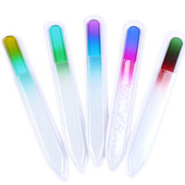 5τμχ 14cm Λίμα νυχιών Κρυστάλλινη Λίμα Γυαλίσματος Νυχιών Γυάλινη Λίμα Μανικιούρ Νυχιών Επαγγελματικό Σετ εργαλείων για βερνίκι νυχιών μόδας