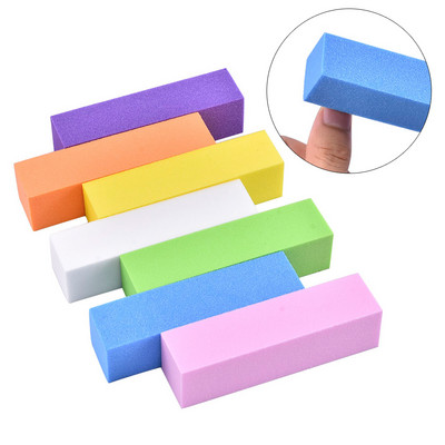 10 buc./set colorat nail art slefuit burete tampon bloc unghii slefuire lustruire pile de unghii manichiură pedichiură instrument DIY acasă