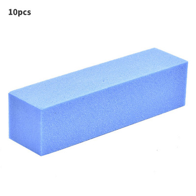 10 tk/komplekt värviline küünekunst lihvimiskäsn puhverplokk küünte lihvimine poleerimine küüneviilid maniküüri pediküüri tööriist DIY avaleht