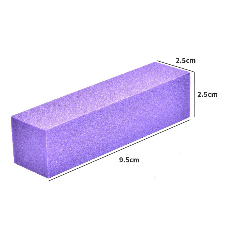 10 tk/komplekt värviline küünekunst lihvimiskäsn puhverplokk küünte lihvimine poleerimine küüneviilid maniküüri pediküüri tööriist DIY avaleht