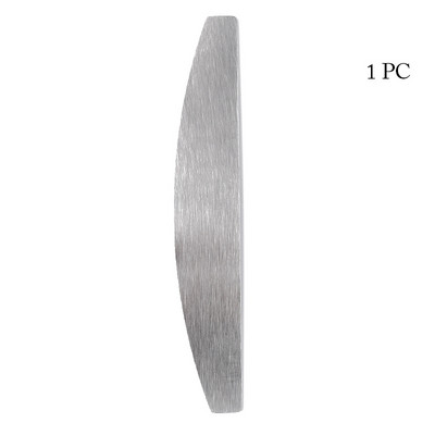 Πολύχρωμο σφουγγάρι Half Moon Nail Files Αντικατάσταση μαξιλαριού για μεταλλική λίμα νυχιών Μίας χρήσης Pad γυαλόχαρτο διπλής όψης Buffer 100 Grit