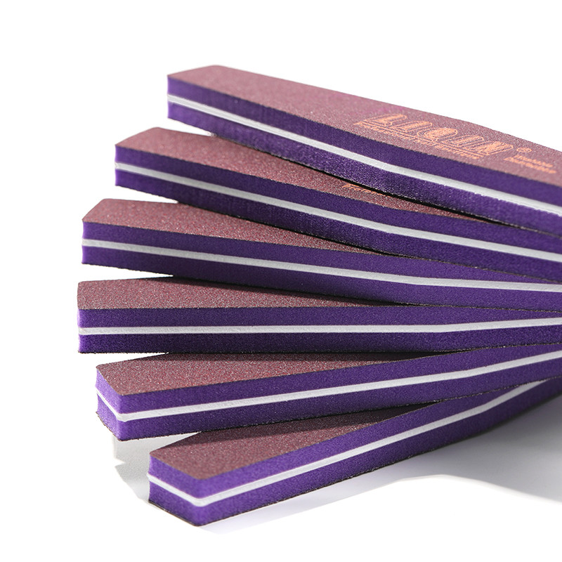 1 tk küüneviil küünekunsti tööriista puhver, kahepoolne küüneviili puhver 180/240 trimmeri lubjapuhver küünekunstis